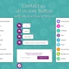 All in One Support Button + Callback Request. WhatsApp, Messenger, Telegram, LiveChat and more...