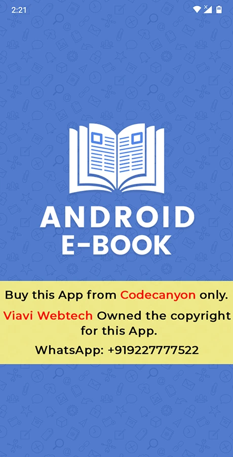 Android EBook App (Books App, PDF, ePub, Online Book Reading, Download Books)