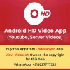 Android HD Video App (Youtube, Server Videos)