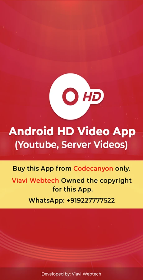 Android HD Video App (Youtube, Server Videos)