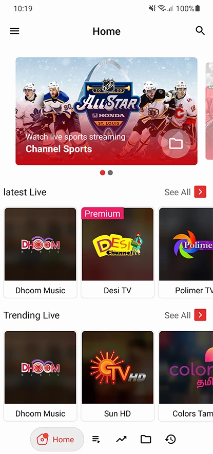 Android Online Live TV Streaming