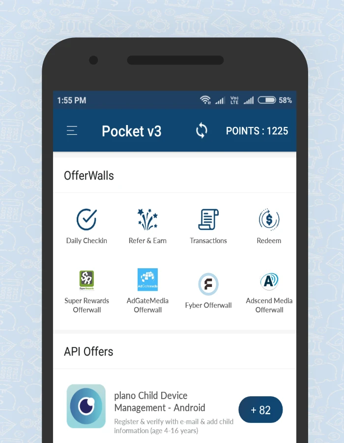 Android Rewards App - POCKET