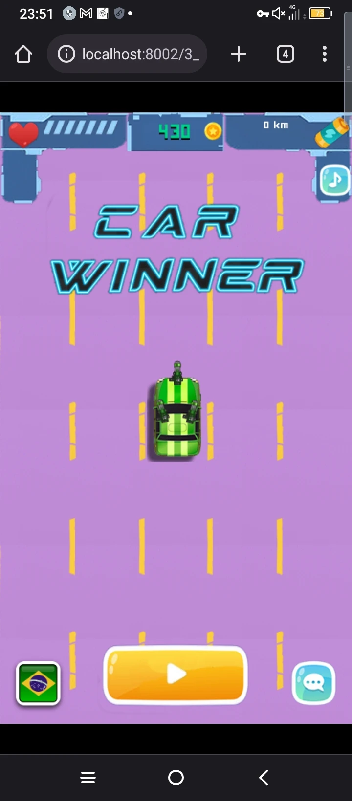 car speed fight games android admob