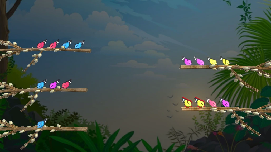 Colored Bird Sorting Puzzle