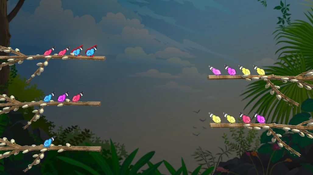 Colored Bird Sorting Puzzle