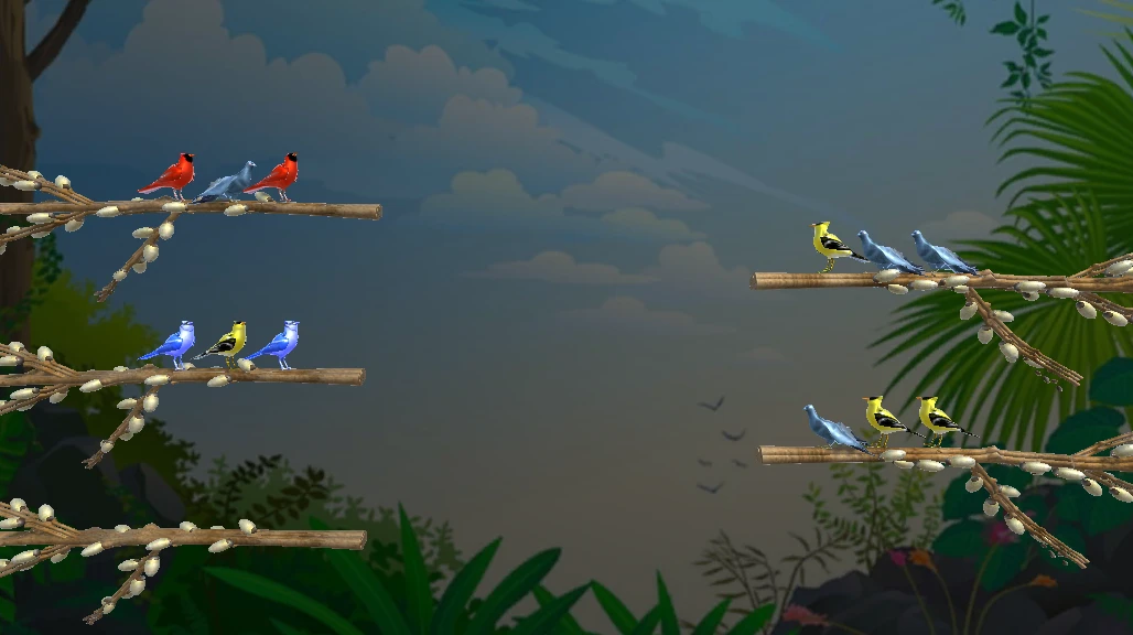 Colored Bird Sorting Puzzle