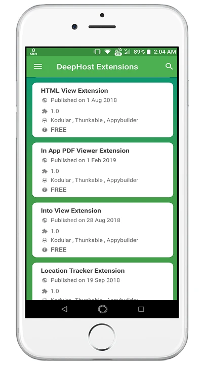 Deephost Like App Full Aia Kit For Kodular