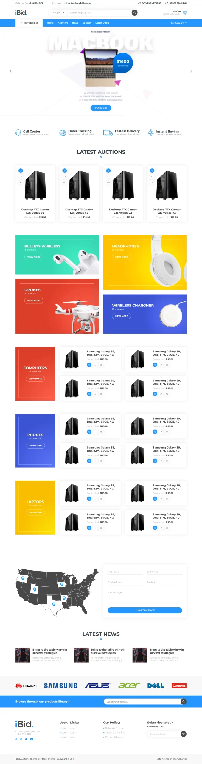 iBid - Multi Vendor Auctions WooCommerce Theme