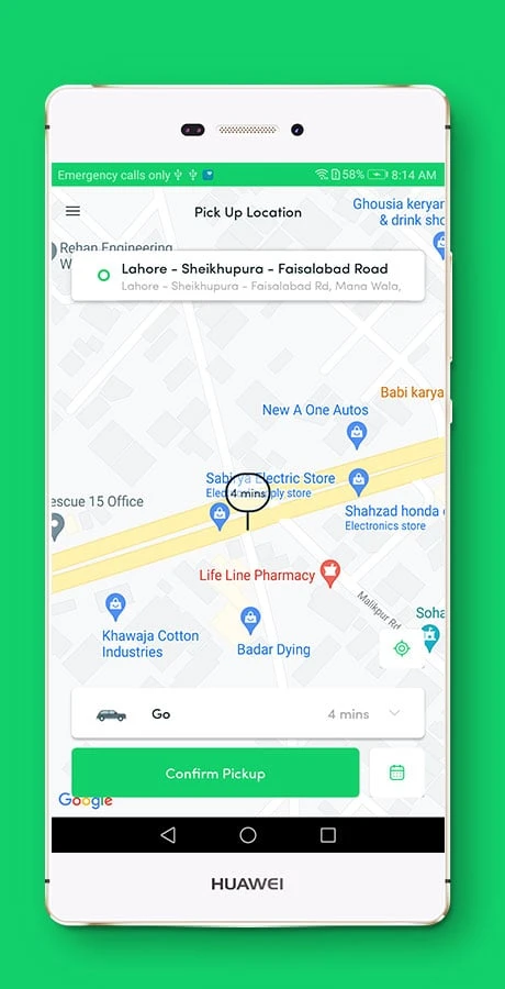 Kareem Taxi App - Cab Booking Solution + admin panel