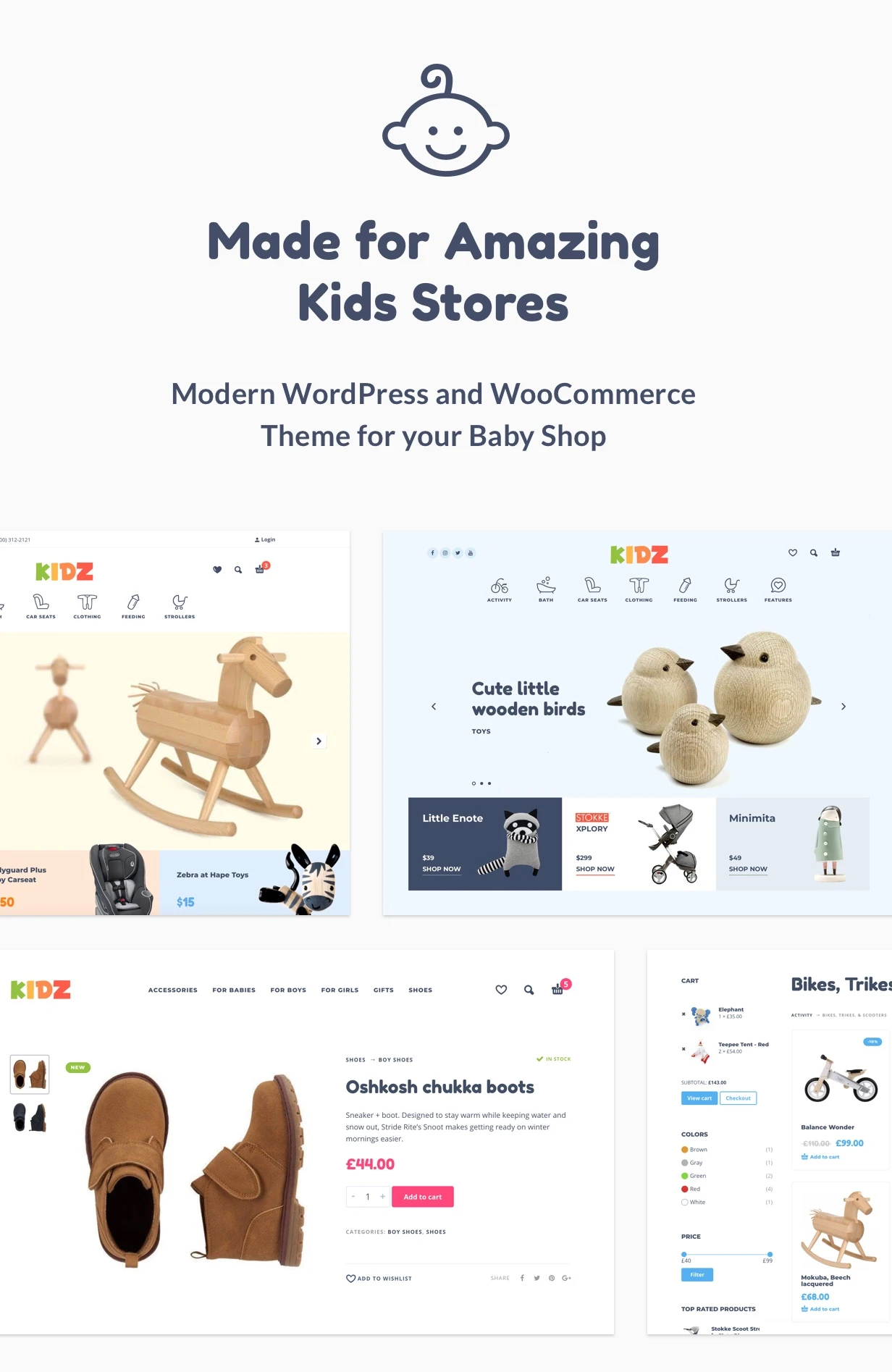 KIDZ - Kids Store and Baby Shop Theme