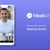 MeetAir - iOS and Android Video Conference App for Live Class, Meeting, Webinar, Online Training