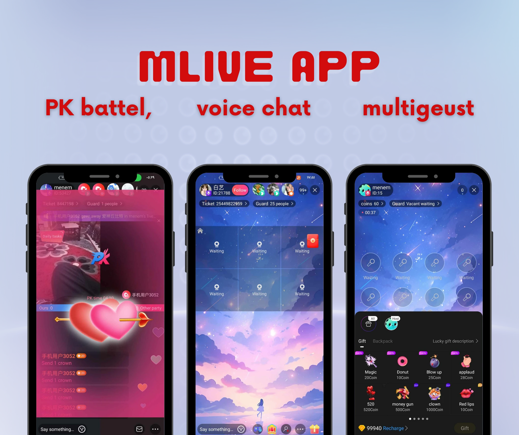 MLIVE APP SHORT VIDEO-LIVE STREAMING-VOICE CHAT-ECOMERRCE