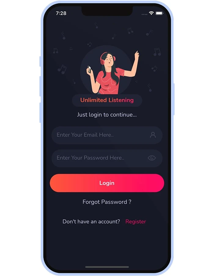 Musioo – Online Music Streaming Platform Flutter App with Admob Ads