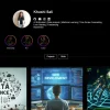 Portfolio inspired by instagram layout