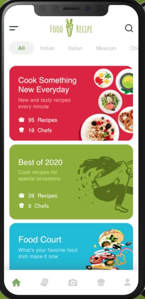 Recipe App UI TEMPLATE