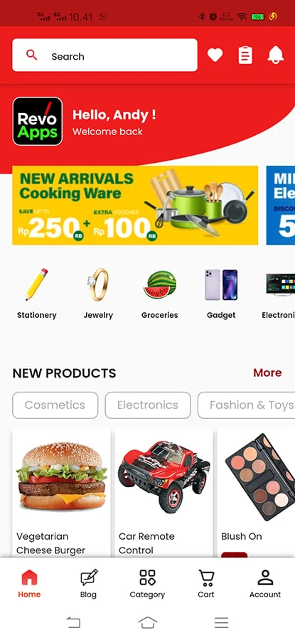 Revo Apps Woocommerce - Flutter E-Commerce Full App Android iOS - Fashion Electronic Grocery Others