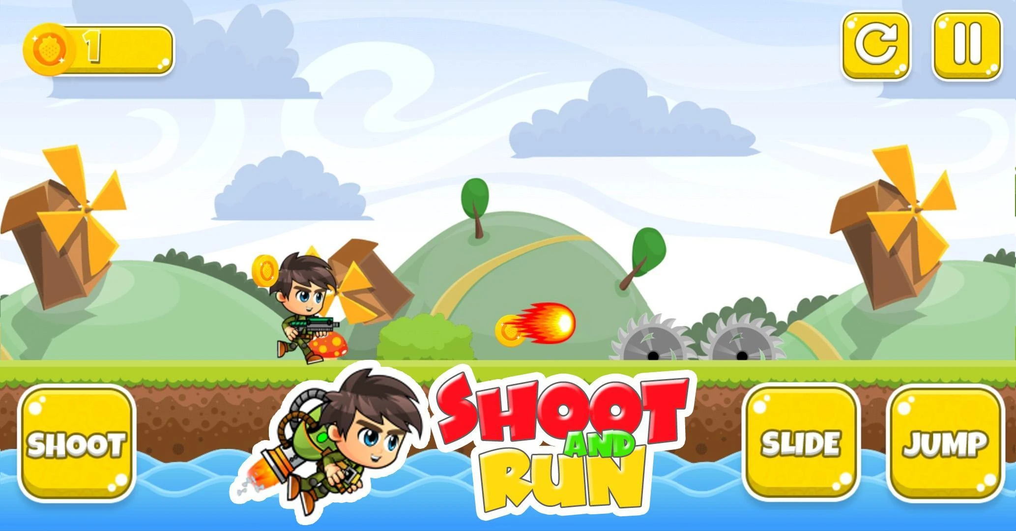 Run and Shoot Game