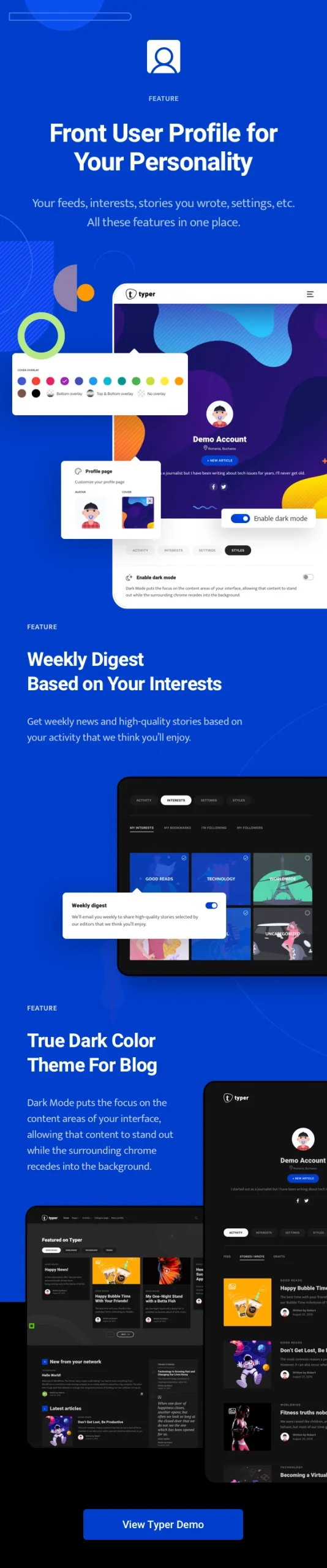Typer - Amazing Blog and Multi Author Publishing Theme