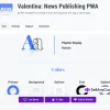 Valentina: News Publishing PWA