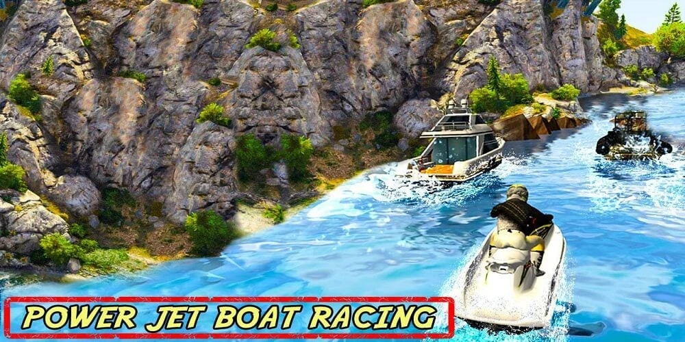 Water Jet Ski Power Boat Racer 3D 64 Bit