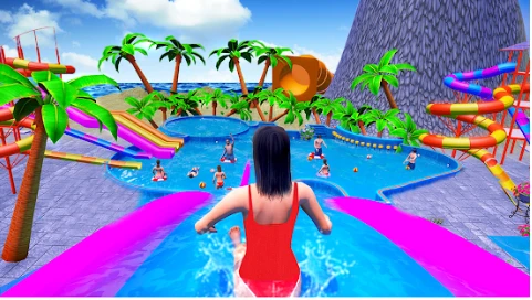 Water Sliding Adventure Game