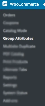 WooCommerce Group Attributes