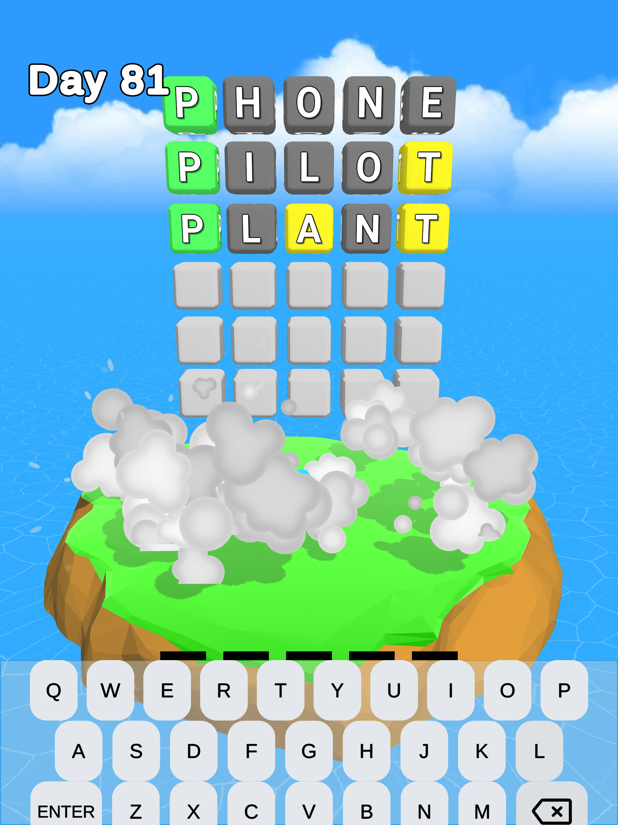 Word Island 3D Hypercasual