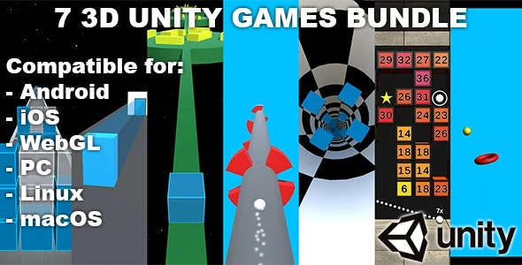 7 3D Unity Games Bundle - CodeCanyon Item for Sale