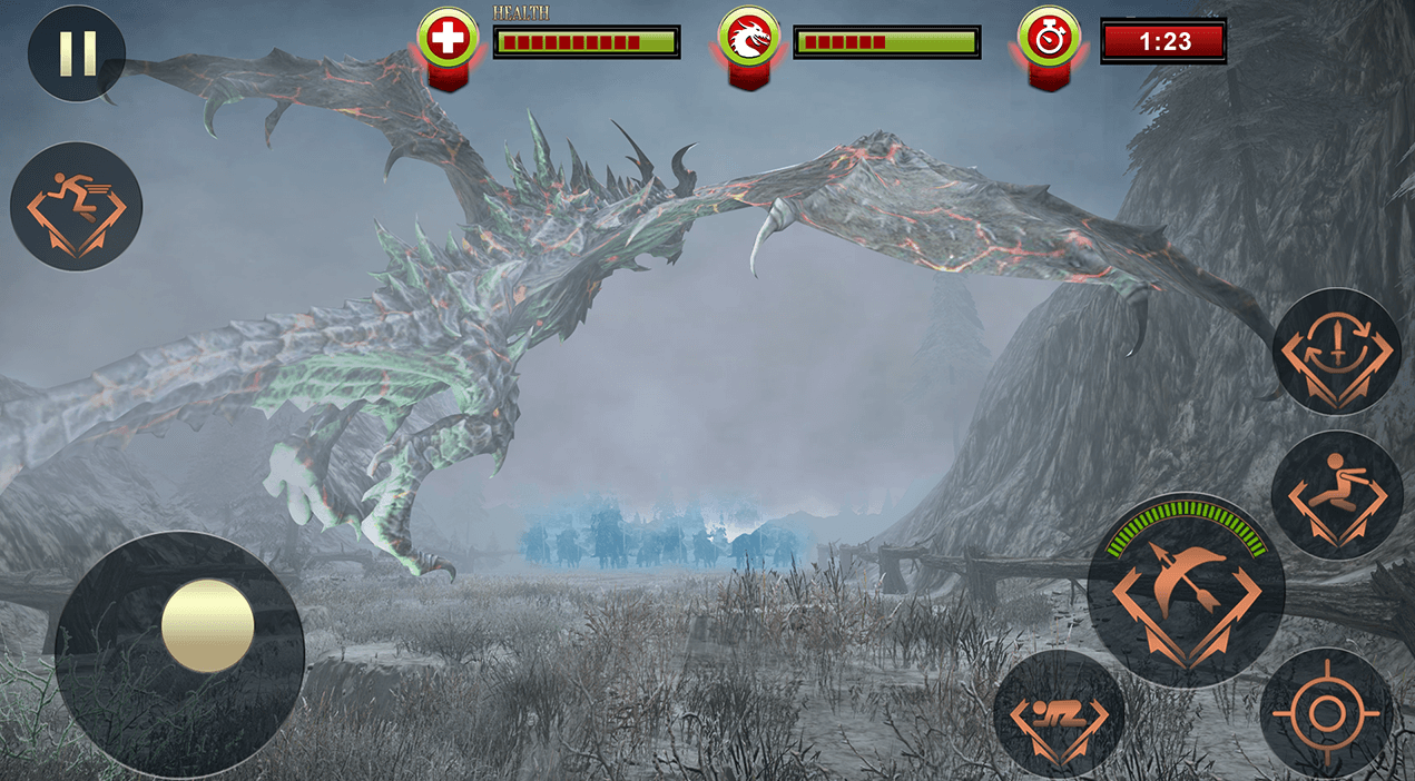 Battle of Mighty Dragons: Archery Games