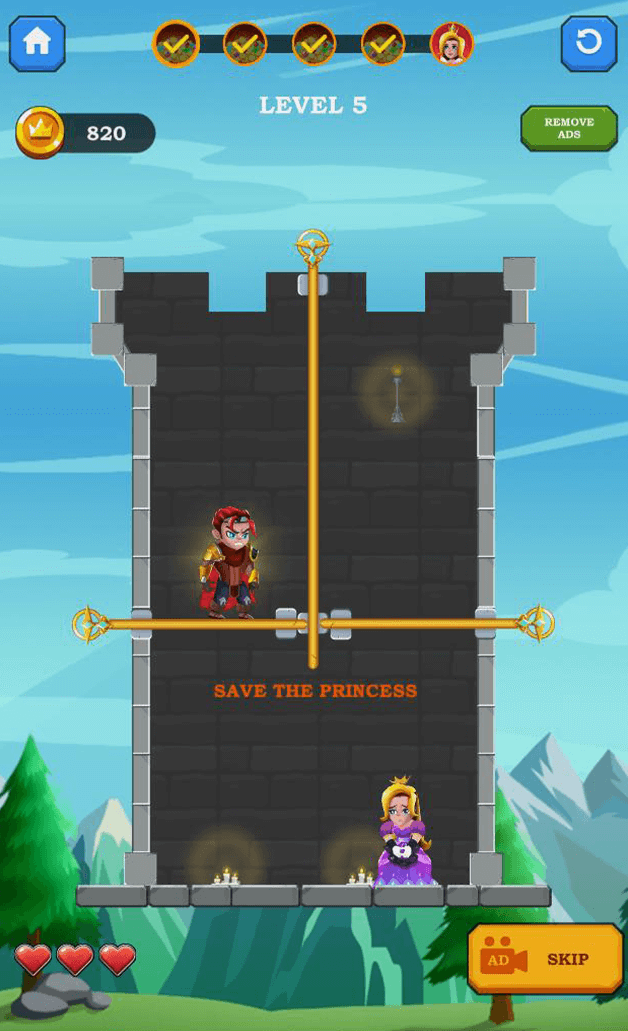 Hero Rescue – Adventure Puzzle Game