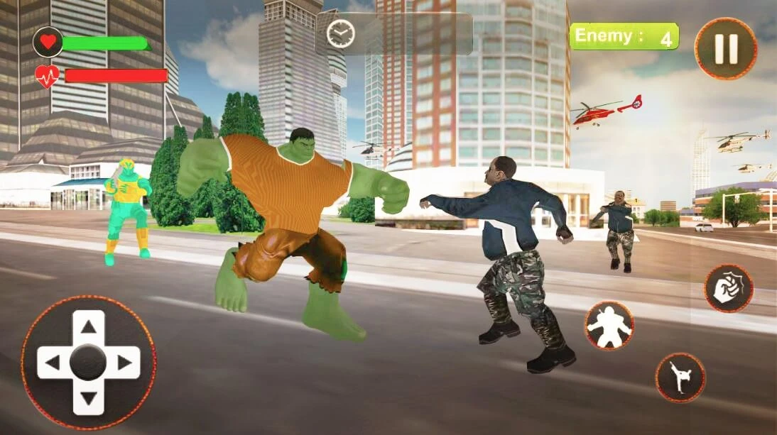 Super Heroes Street Fights : Crime City Battle 64 Bit