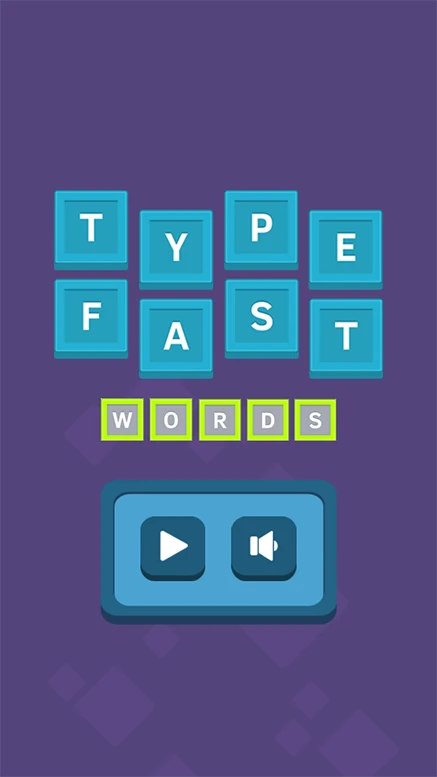 Type Fast Words HTML5 Game