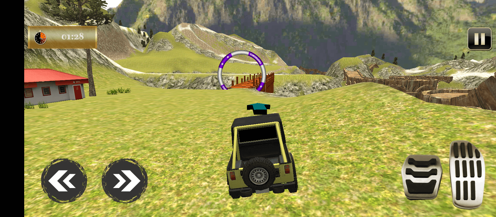 Uphill jeep driving simulation game : jeep drive car game 2021