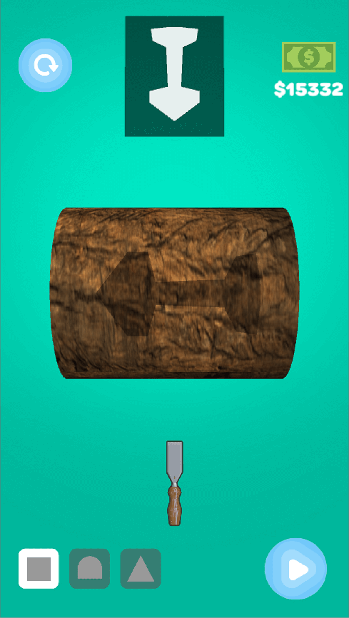 Wood Cutting and Painting Hyper Casual Game Template